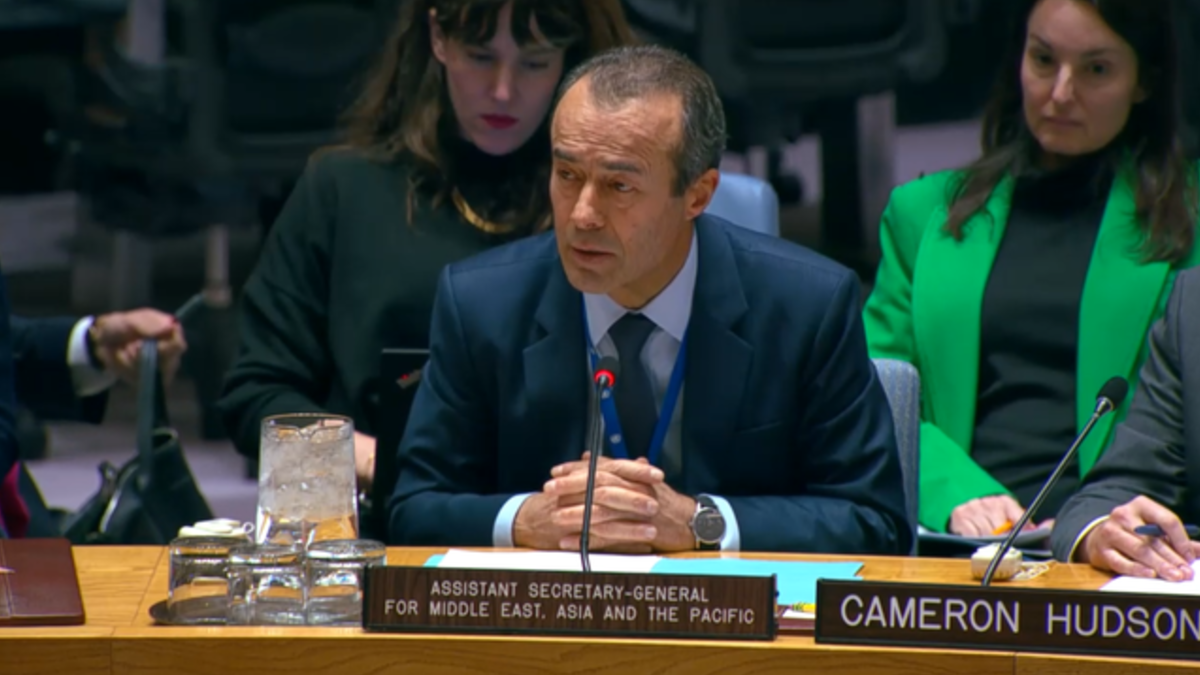 ASG Khiari briefs the Security Council on Sudan