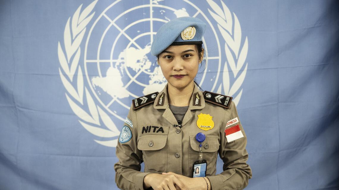 Sergeant Renita Rismayanti of Indonesia