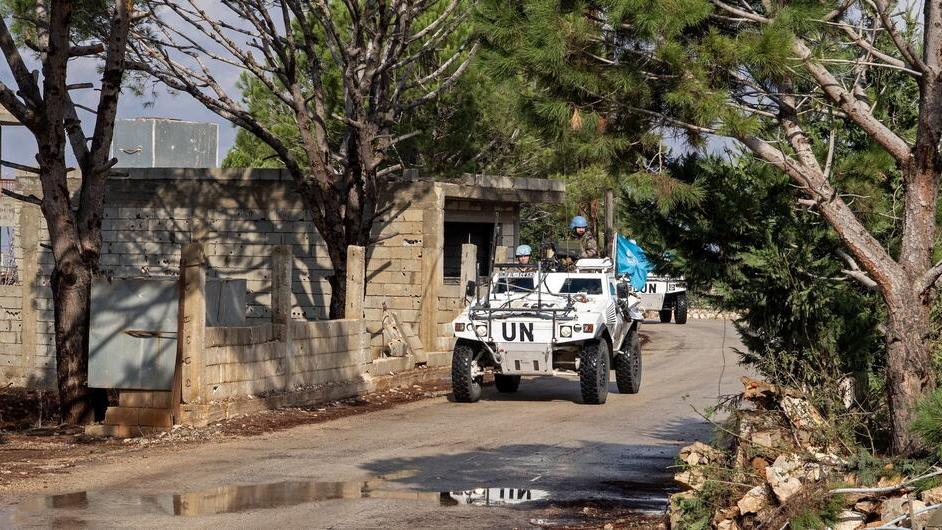 UNIFIL peacekeepers on patrol in southern Lebanon.