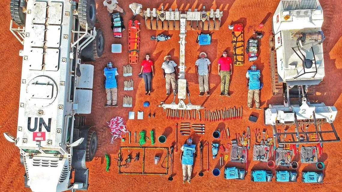 Mine Action banner