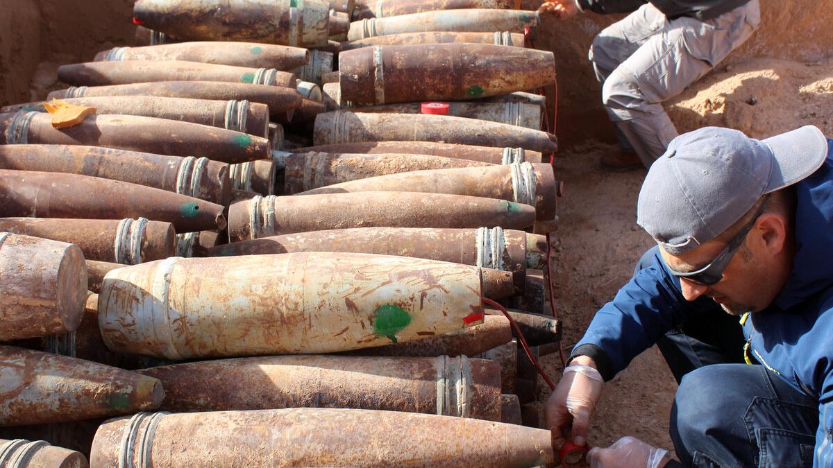 UNMAS and partners provide Explosive Ordnance Disposal response in Libya to facilitate humanitarian activities, early recovery, and to prepare for the safe return of displaced people.