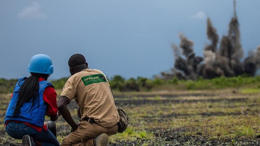 Lutte antimines en République démocratique du Congo. UNMAS RDC
