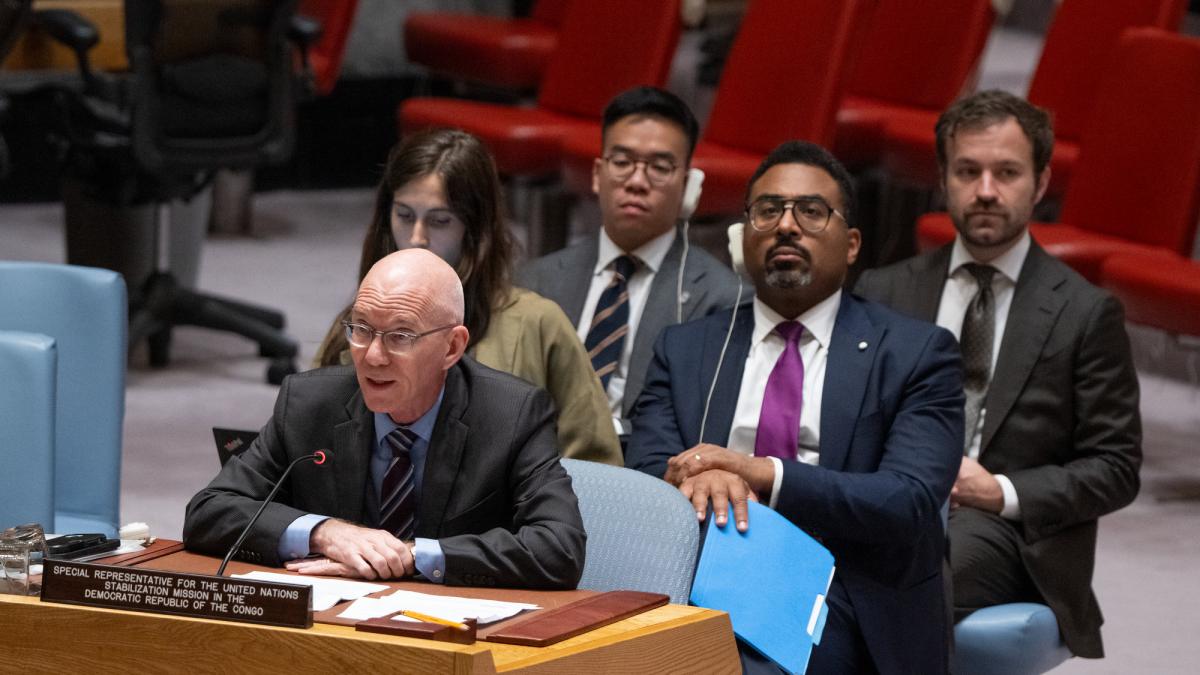 James Swan, Special Representative of the Secretary-General for the Democratic Republic of the Congo.