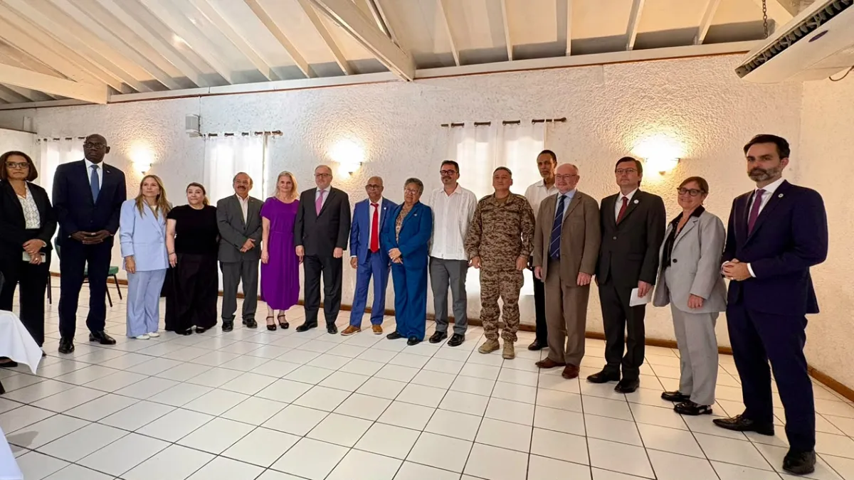 Members of an OAS delegation met with heads of BINUH, UNSOG, GSF and others partners during its August 2026 mission to Haïti.