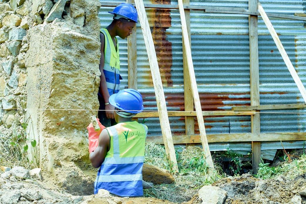 Un mur de clôture en bon état
