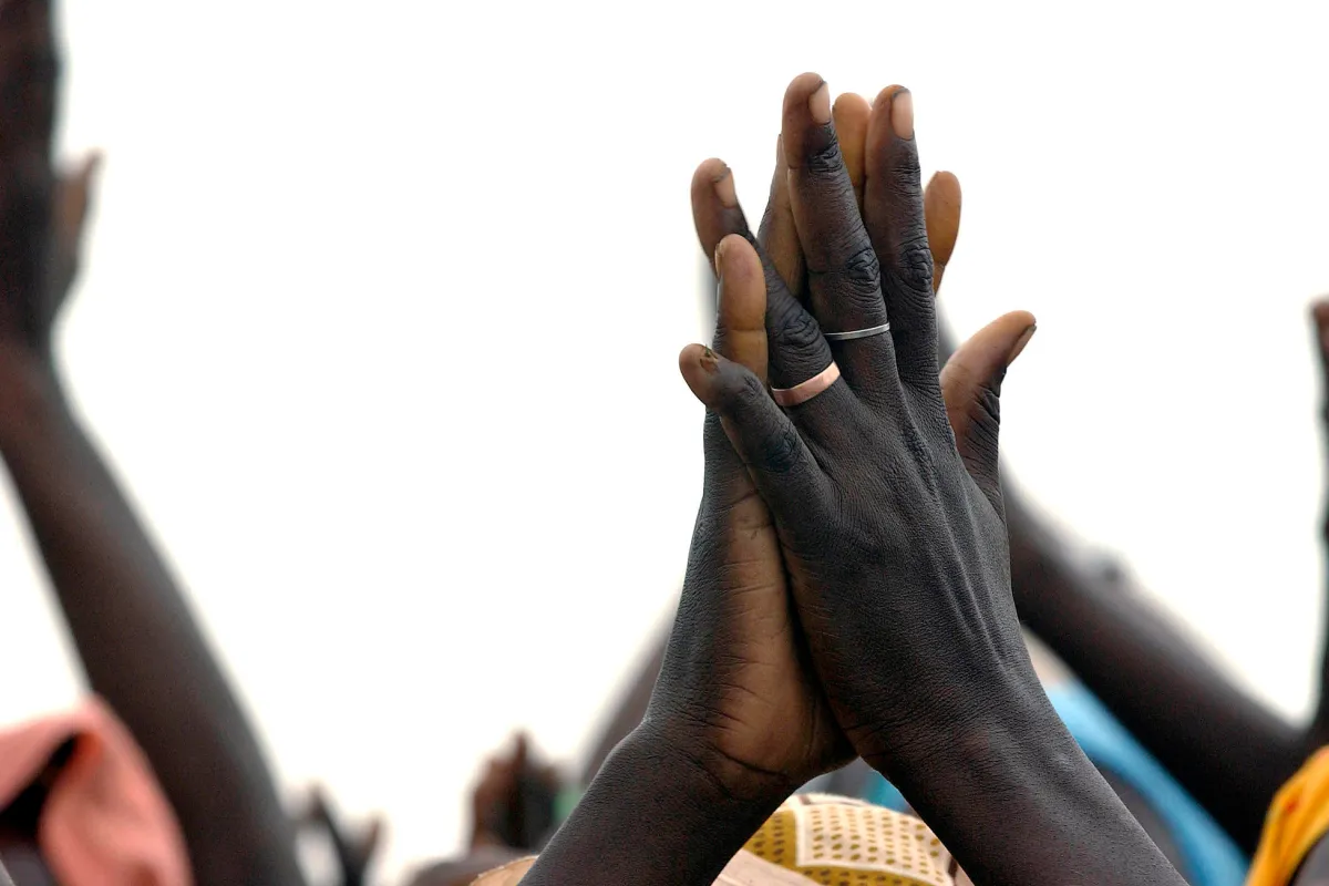 Hands in the air