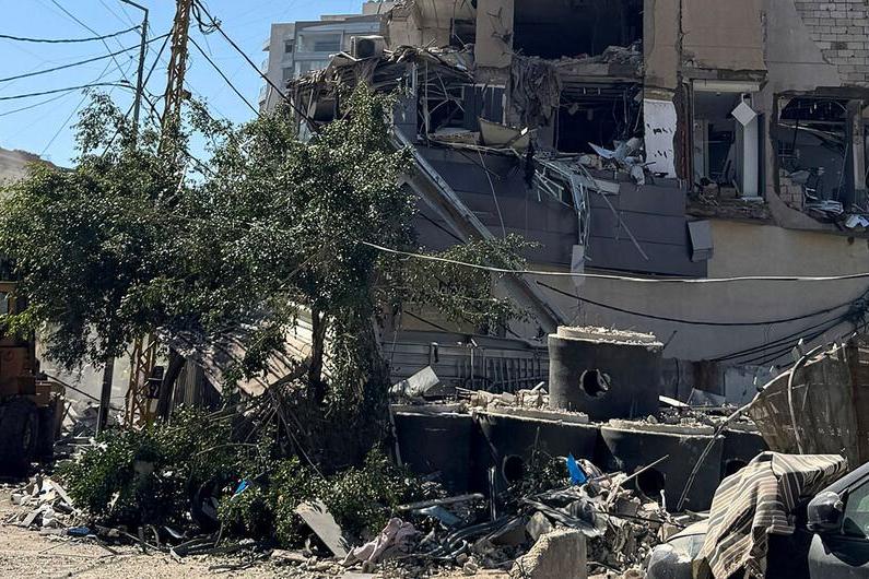  l'impact des bombardements durant l'escalade militaire des derniers jours