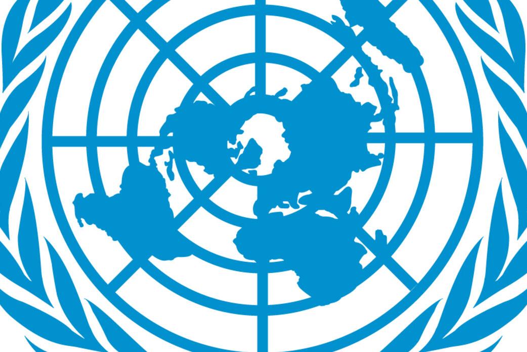UN logo b;ue