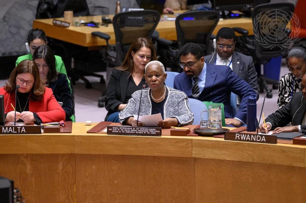 Bintou Keita, Représentante spéciale du Secrétaire général en RDC et cheffe de la Mission de l'ONU pour la stabilisation dans le pays.