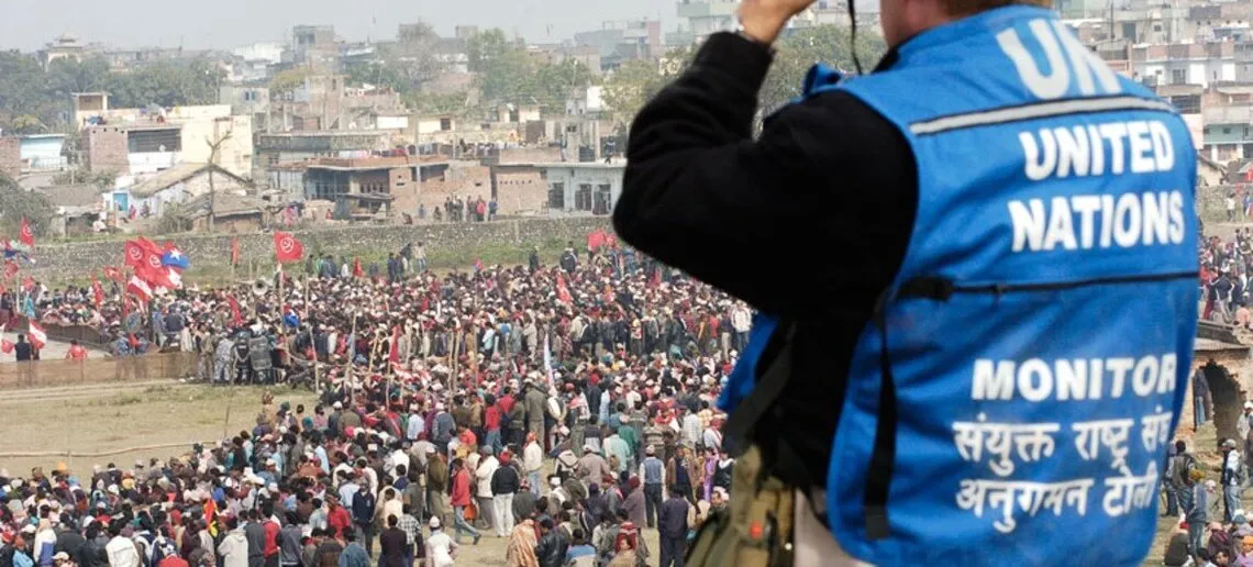 UN special political missions in post‑conflict settings, such as the mission in Nepal (UNMIN, 2007-11) help maintain stability, dialogue and support democratic processes. UN Photo